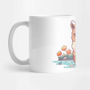 Kawaii - Happy River Llama Mug